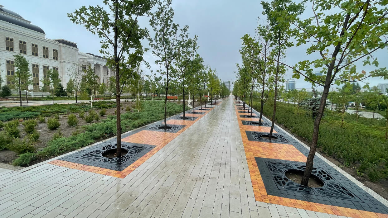 Приствольная решетка для дерева ZKING CRUST 1.2х1.2м Черная в Рубцовске фото