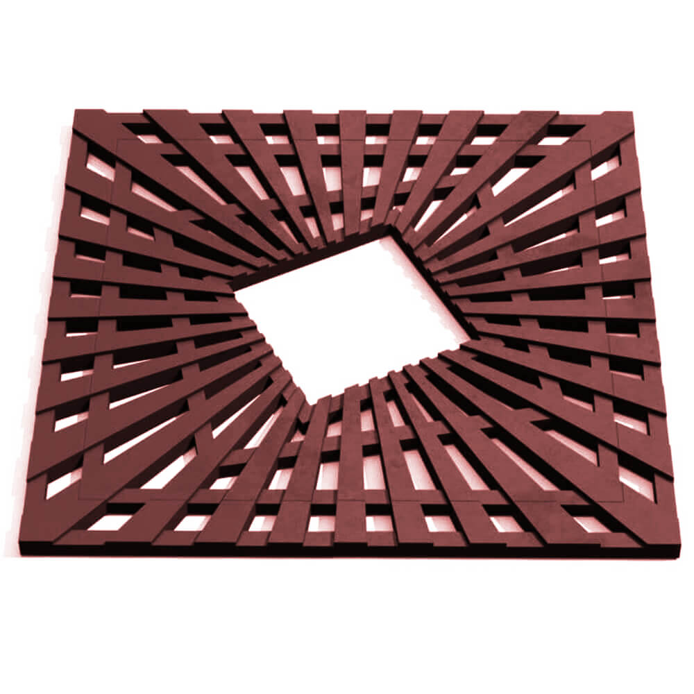 Приствольная решетка для дерева ZKING ATMOSPHERE 1.2х1.2м Коричневая Рубцовск фото