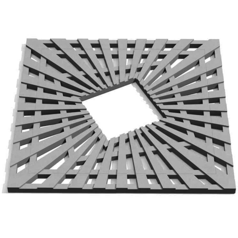 Приствольная решетка для дерева ZKING ATMOSPHERE 1.2х1.2м Серая Рубцовск фото