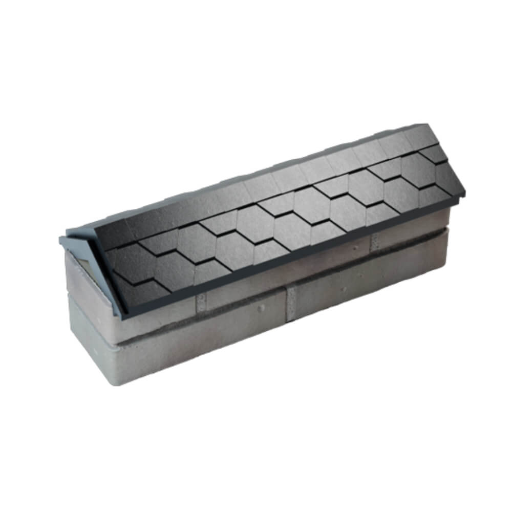 Парапет Zking Эверест Черный с посадкой на 0.5 кирпича (130мм) в Рубцовске фото