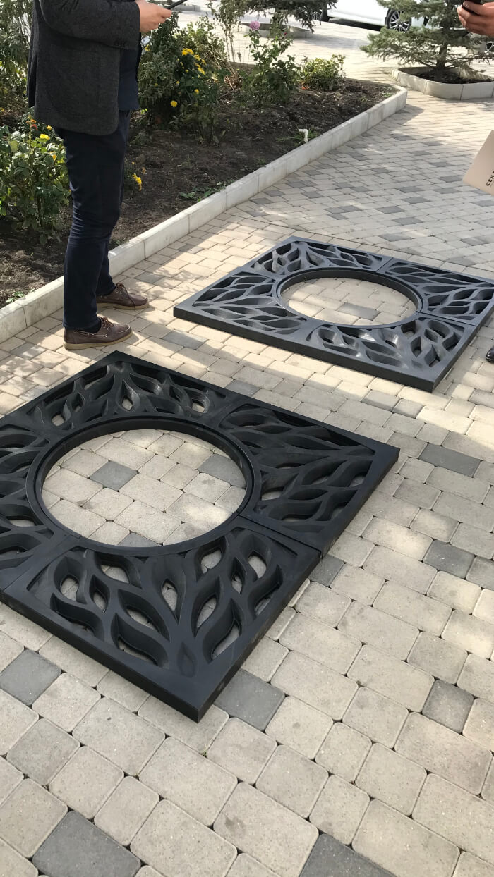 Приствольная решетка для дерева ZKING CRUST 1.2х1.2м Черная в Рубцовске фото