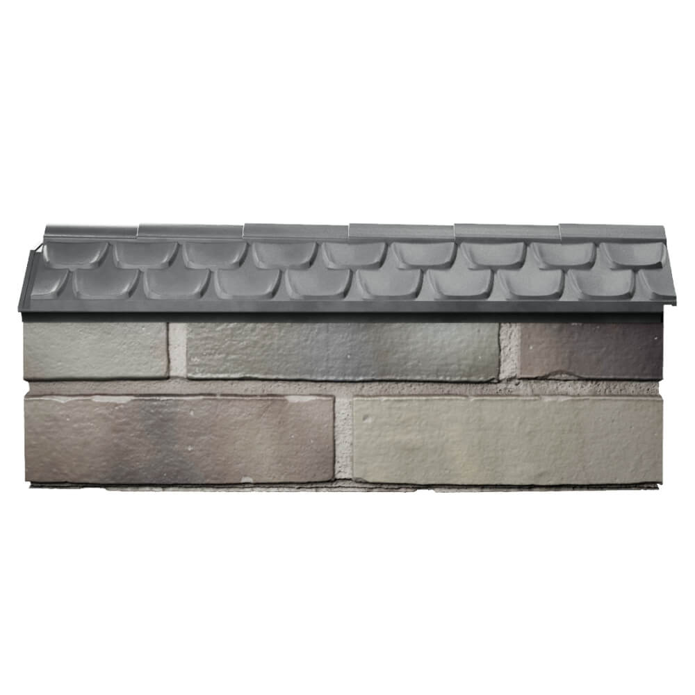 Парапет Zking Эльбрус Серый с посадкой на 0.5 кирпича (130мм) в Рубцовске фото