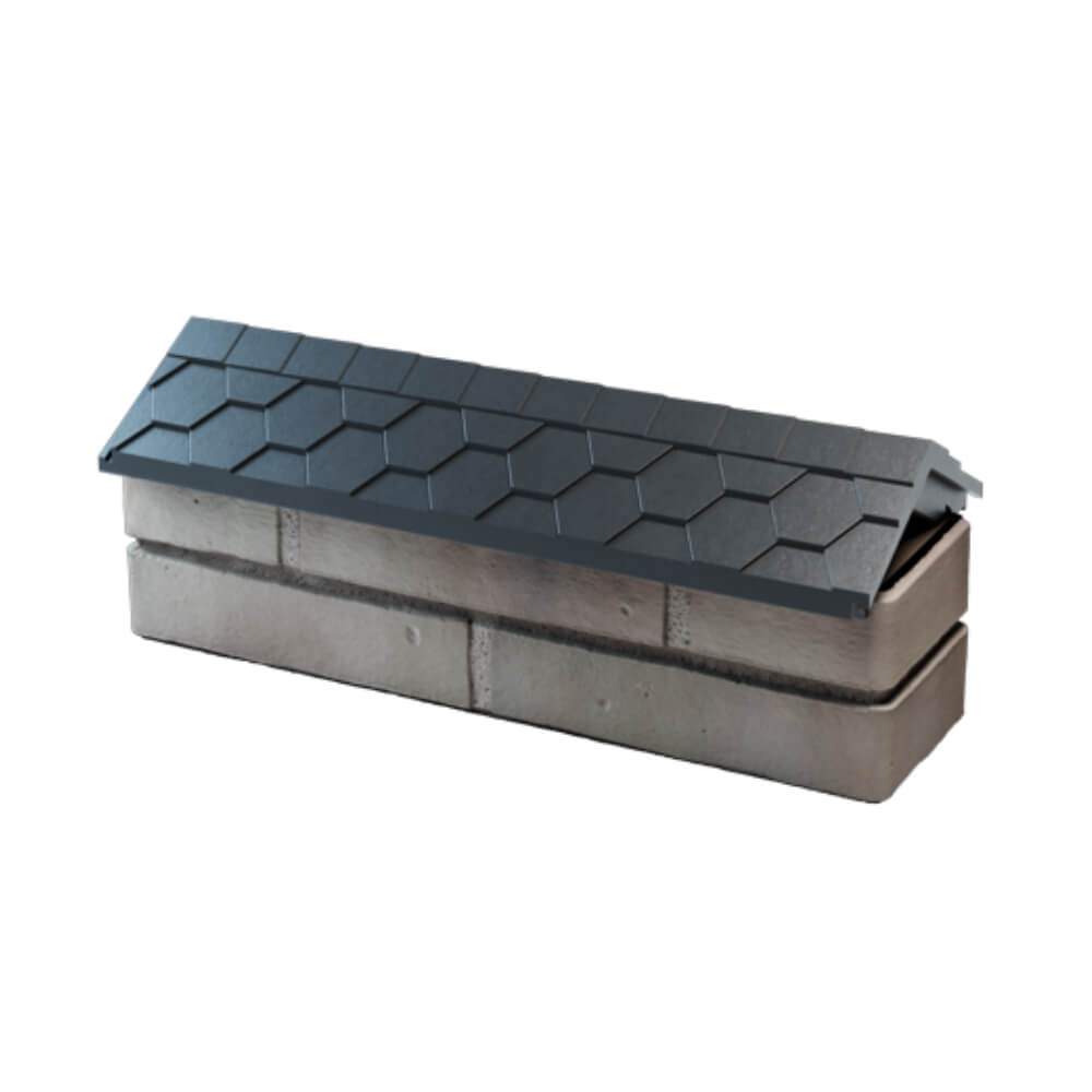 Парапет Zking Эверест Серый с посадкой на 0.5 кирпича (130мм) в Рубцовске фото