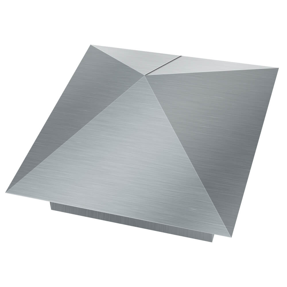 Колпак металлический 380х380мм оцинкованный заборный Рубцовск фото