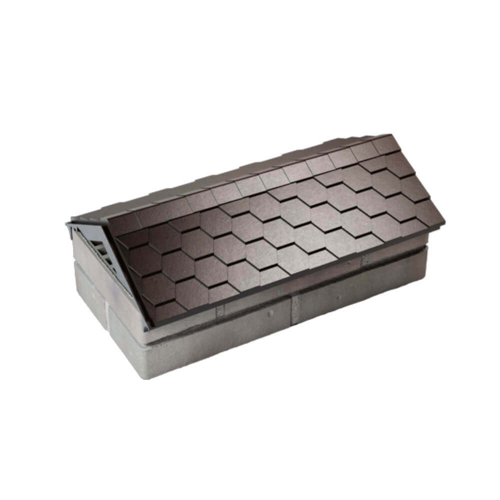 Парапет Zking Эверест Коричневый с посадкой на 1 кирпич (200/225/255мм) в Рубцовске фото