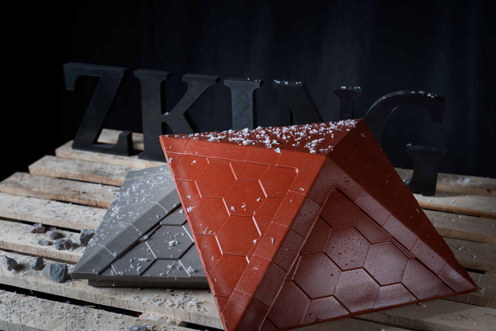 Колпак Zking Эверест Красный на столб 1.5х1.5 кирпича (390х390мм) в Рубцовске фото