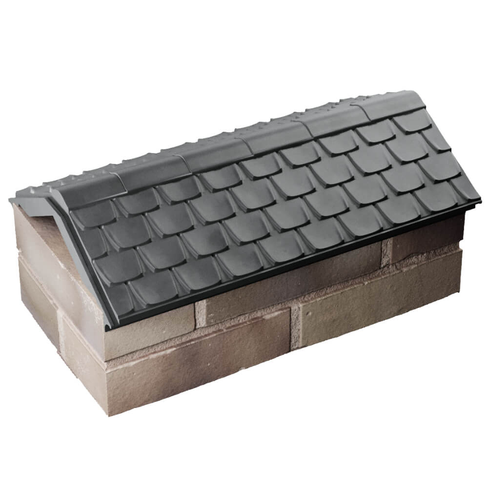 Парапет Zking Эльбрус Серый с посадкой на 1 кирпич (255мм) в Рубцовске фото