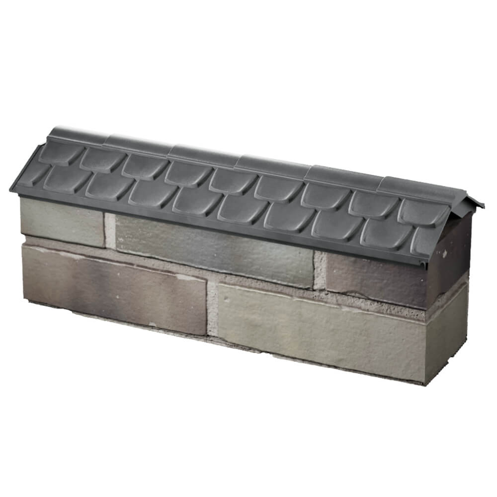 Парапет Zking Эльбрус Серый с посадкой на 0.5 кирпича (130мм) в Рубцовске фото