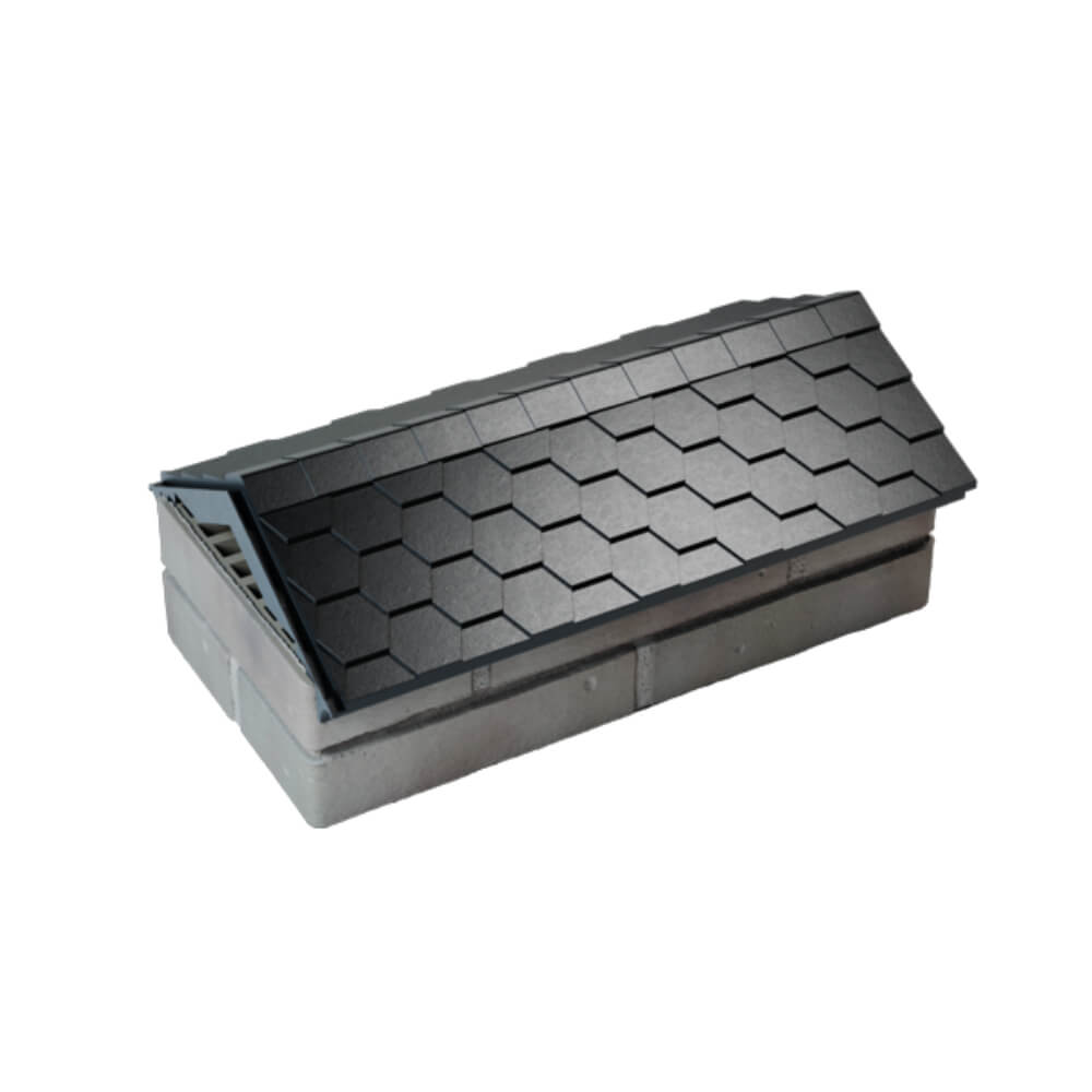 Парапет Zking Эверест Черный с посадкой на 1 кирпич (200/225/255мм) в Рубцовске фото