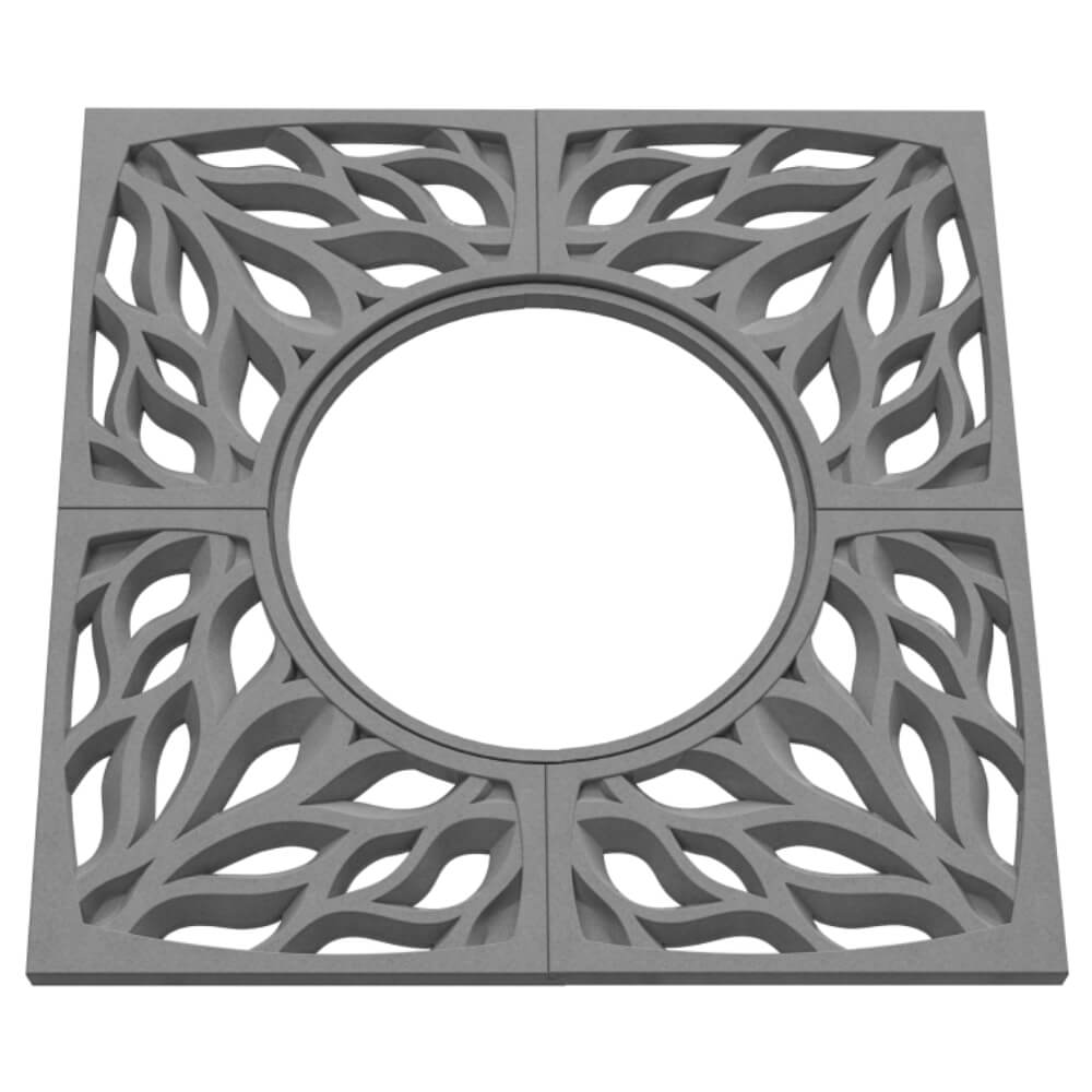 Приствольная решетка для дерева ZKING CRUST 1.2х1.2м Серая в Рубцовске фото