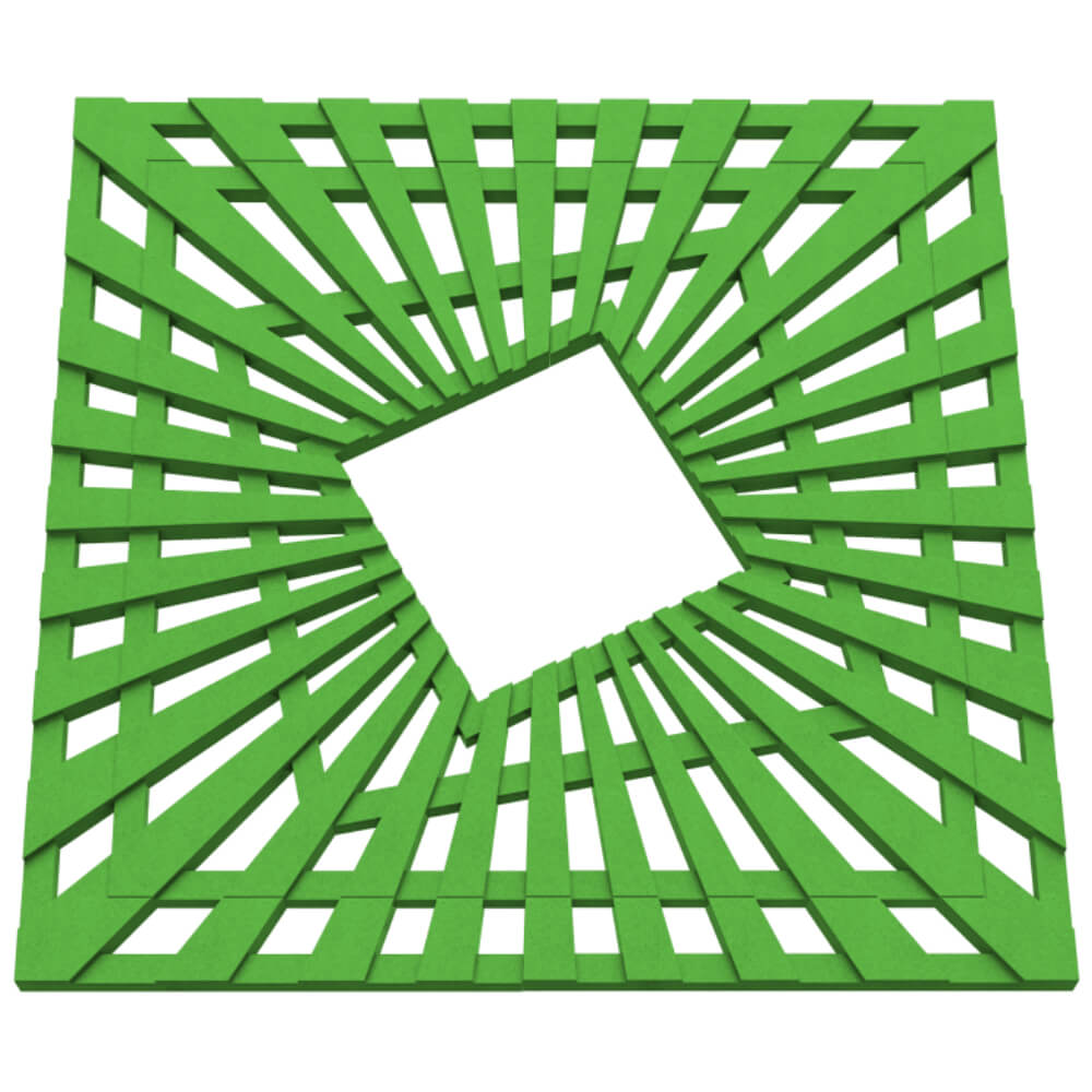 Приствольная решетка для дерева ZKING ATMOSPHERE 1.2х1.2м Зеленая в Рубцовске фото