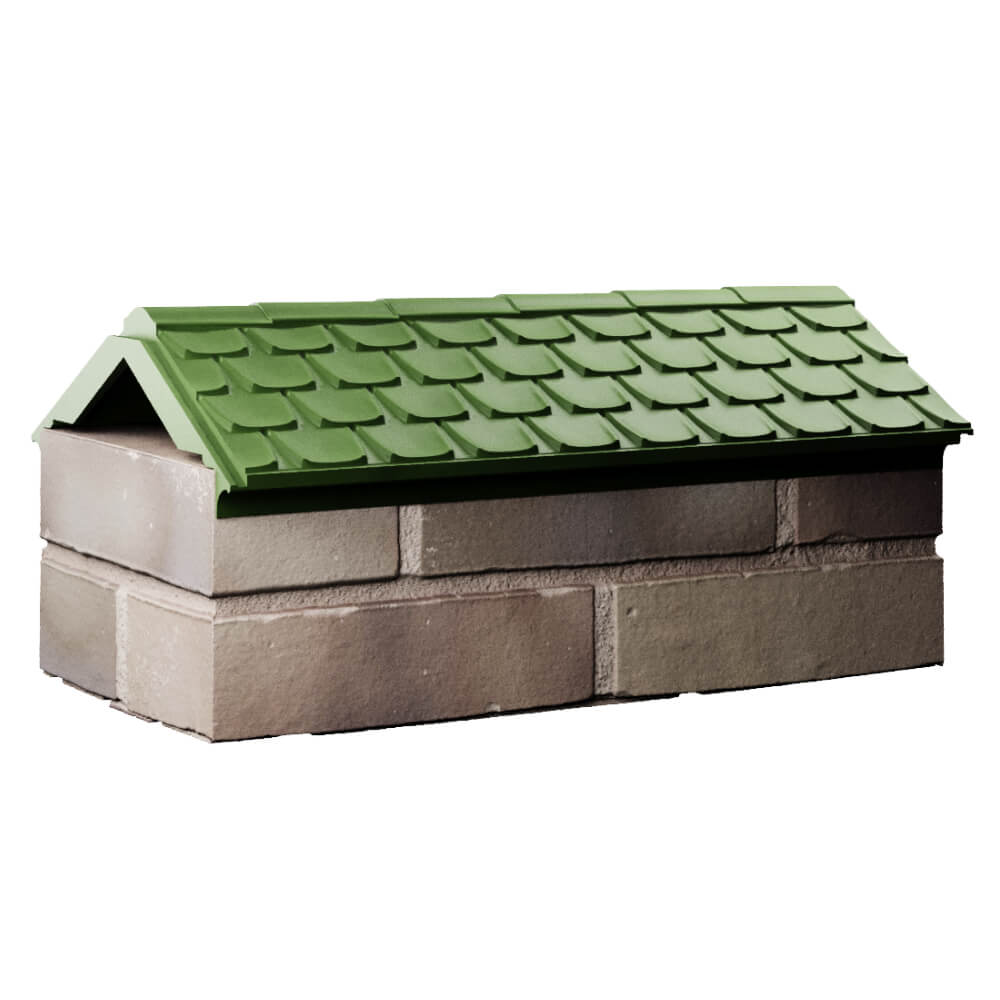 Парапет Zking Эльбрус Зеленый с посадкой на 1 кирпич (255мм) Рубцовск фото
