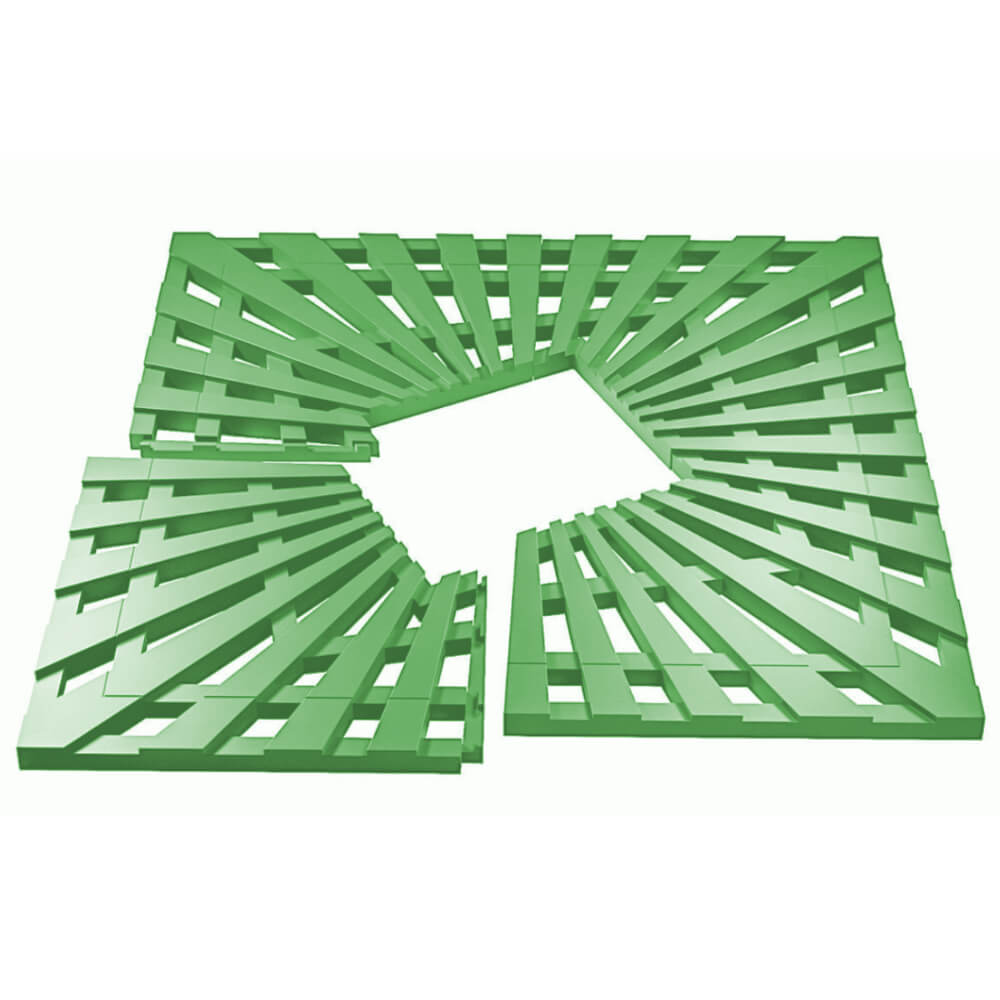 Приствольная решетка для дерева ZKING ATMOSPHERE 1.2х1.2м Зеленая в Рубцовске фото