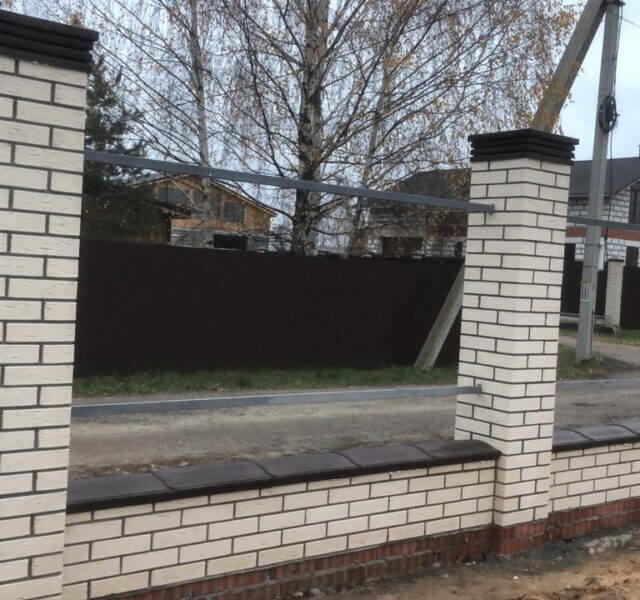 Колпак Zking Бона ХайТек Коричневый на столб 1.5х1.5 кирпича (385х385мм) в Рубцовске фото