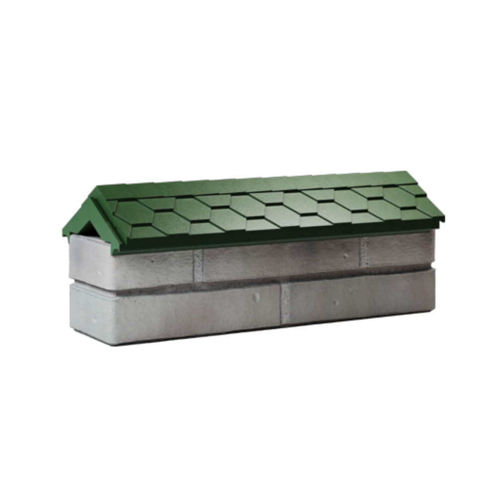 Парапет Zking Эверест Зеленый с посадкой на 0.5 кирпича (130мм) Рубцовск фото