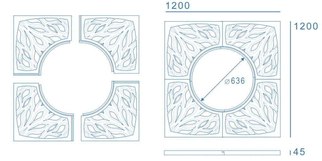 Приствольная решетка для дерева ZKING CRUST 1.2х1.2м Черная в Рубцовске фото