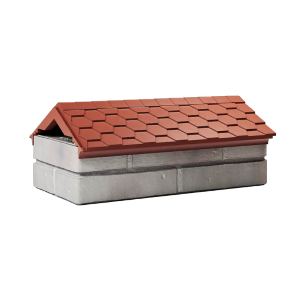 Парапет Zking Эверест Красный с посадкой на 1 кирпич (200/225/255мм) Рубцовск фото