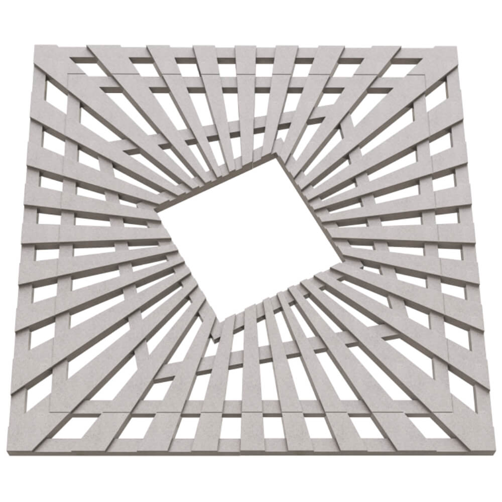 Приствольная решетка для дерева ZKING ATMOSPHERE 1.2х1.2м Бежевая в Рубцовске фото