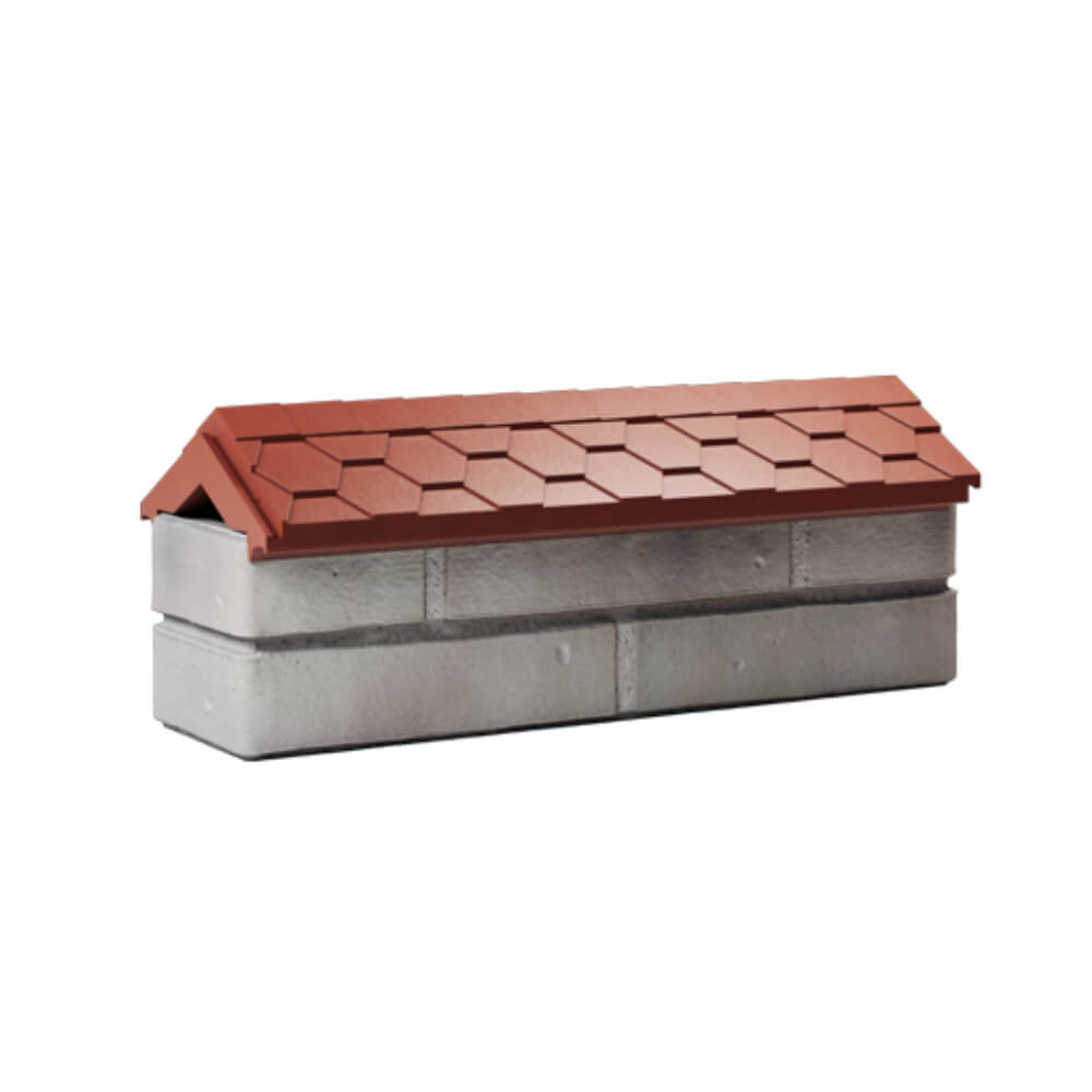 Парапет Zking Эверест Красный с посадкой на 0.5 кирпича (130мм) Рубцовск фото
