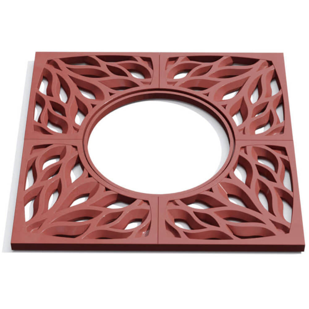 Приствольная решетка для дерева ZKING CRUST 1.2х1.2м Красная Рубцовск фото