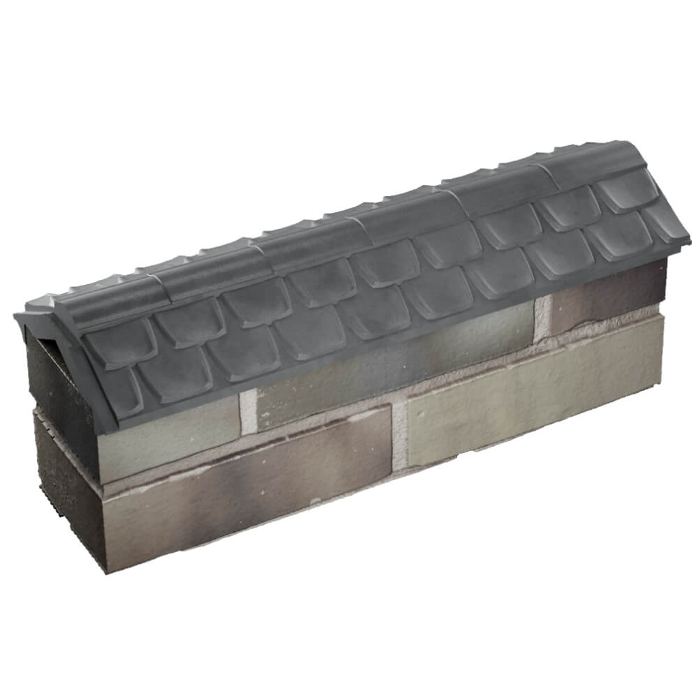 Парапет Zking Эльбрус Серый с посадкой на 0.5 кирпича (130мм) в Рубцовске фото