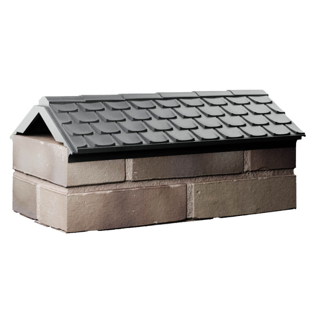 Парапет Zking Эльбрус Серый с посадкой на 1 кирпич (255мм) Рубцовск фото