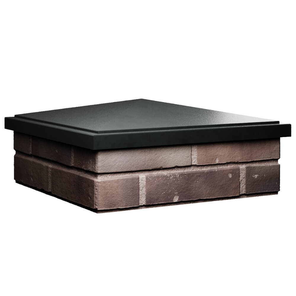 Колпак Zking БонаМоно Черный на столб 2х2 кирпича (515х515, 530х530мм) в Рубцовске фото