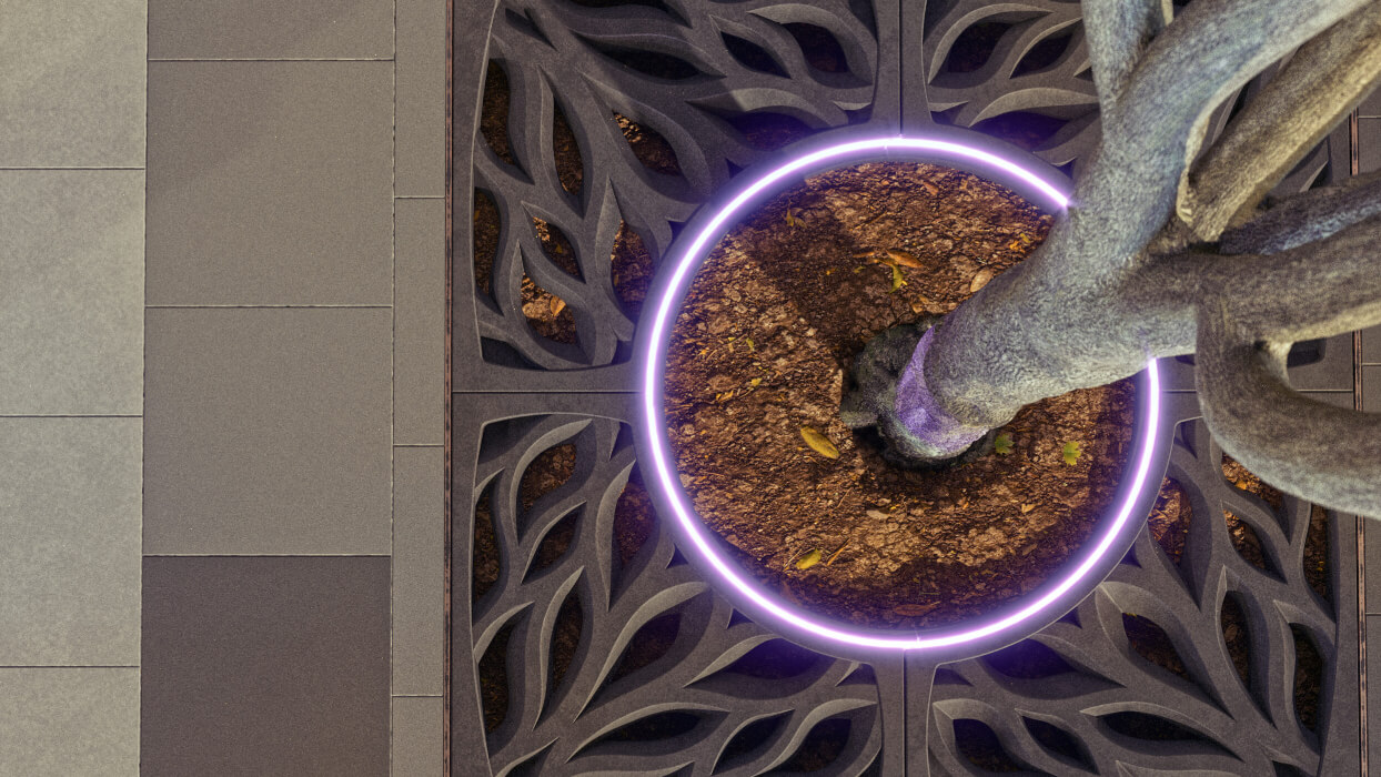 Приствольная решетка для дерева ZKING CRUST 1.2х1.2м Черная в Рубцовске фото