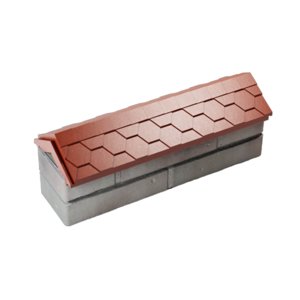 Парапет Zking Эверест Красный с посадкой на 0.5 кирпича (130мм) в Рубцовске фото