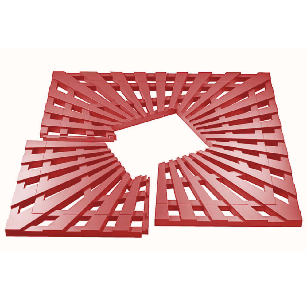 Приствольная решетка для дерева ZKING ATMOSPHERE 1.2х1.2м Красная в Рубцовске фото