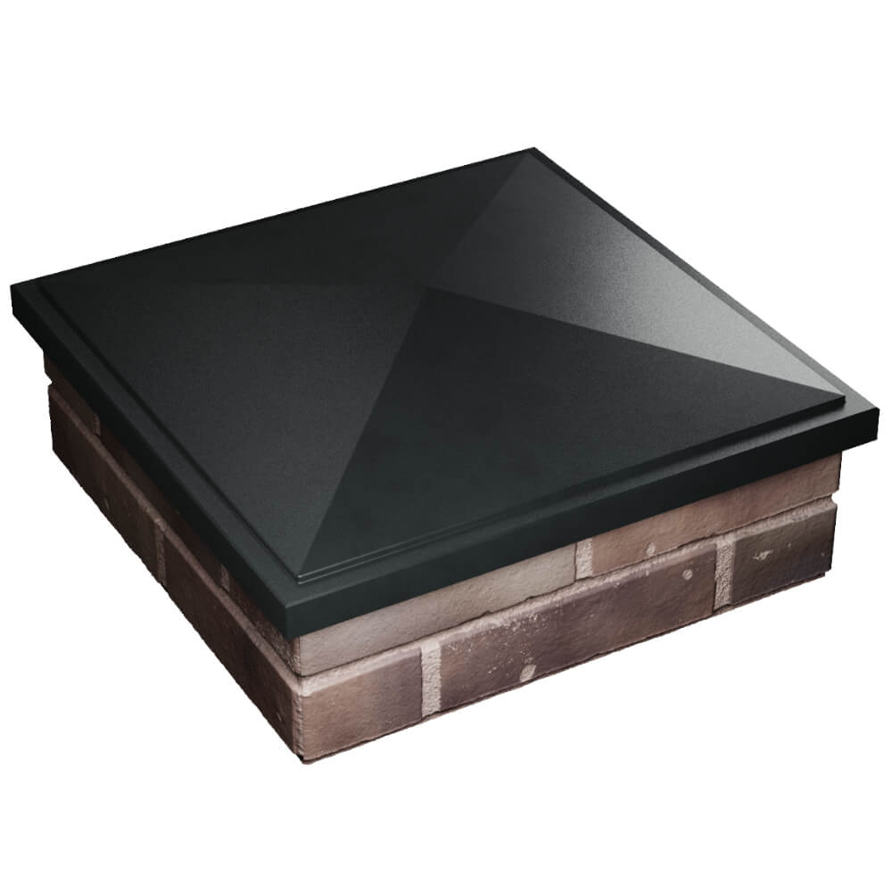 Колпак Zking БонаМоно Черный на столб 2х2 кирпича (515х515, 530х530мм) в Рубцовске фото