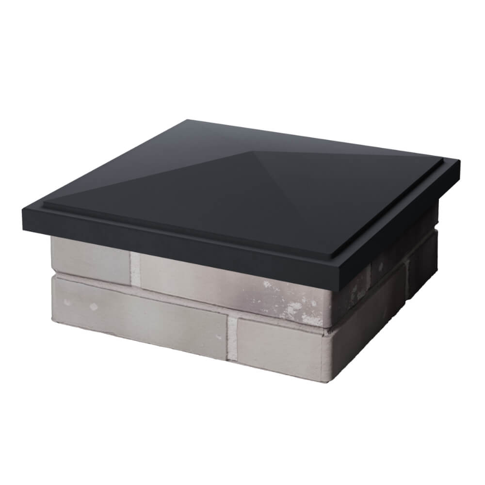 Колпак Zking БонаМоно Серый на столб 1.5х1.5 кирпича (385х385, 400х400мм) в Рубцовске фото