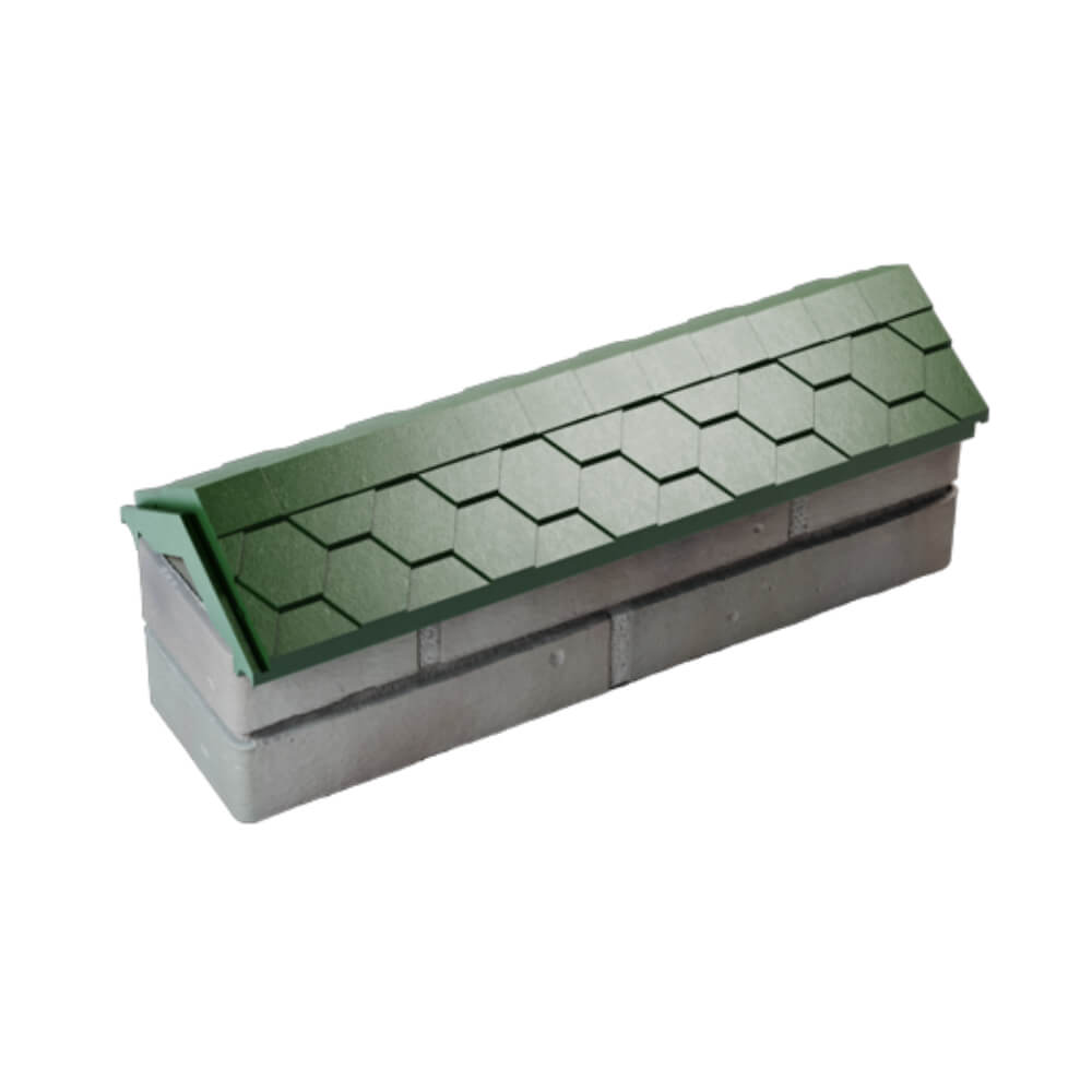 Парапет Zking Эверест Зеленый с посадкой на 0.5 кирпича (130мм) в Рубцовске фото