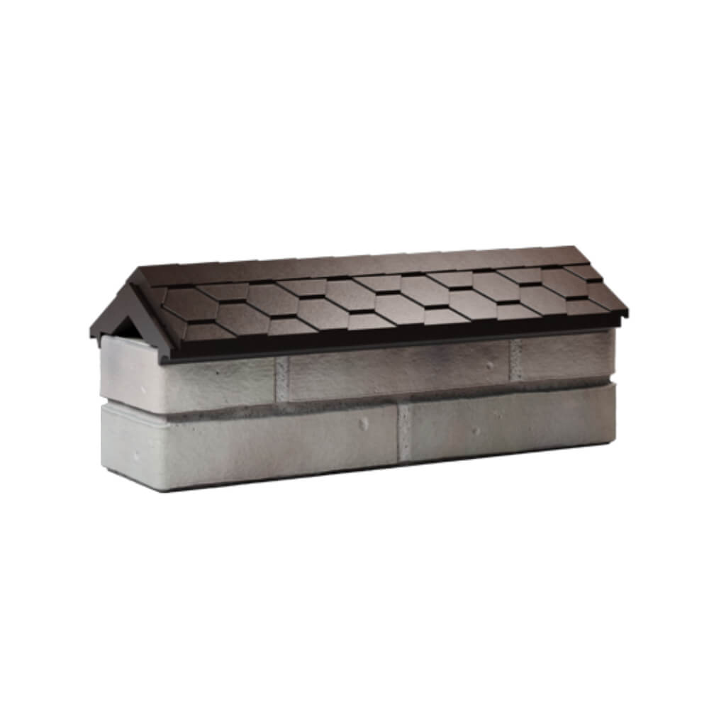 Парапет Zking Эверест Коричневый с посадкой на 0.5 кирпича (130мм) Рубцовск фото