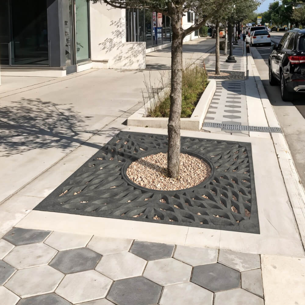 Приствольная решетка для дерева ZKING CRUST 2х2м Черная в Рубцовске фото