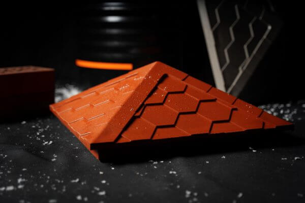 Колпак Zking Эверест Красный на столб 1.5х1.5 кирпича (390х390мм) в Рубцовске фото